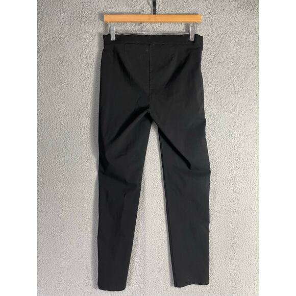 89th + Madison Black Ponte Pull-On Skinny Pants Women M Grommet Waist Workwear - Picture 7 of 10
